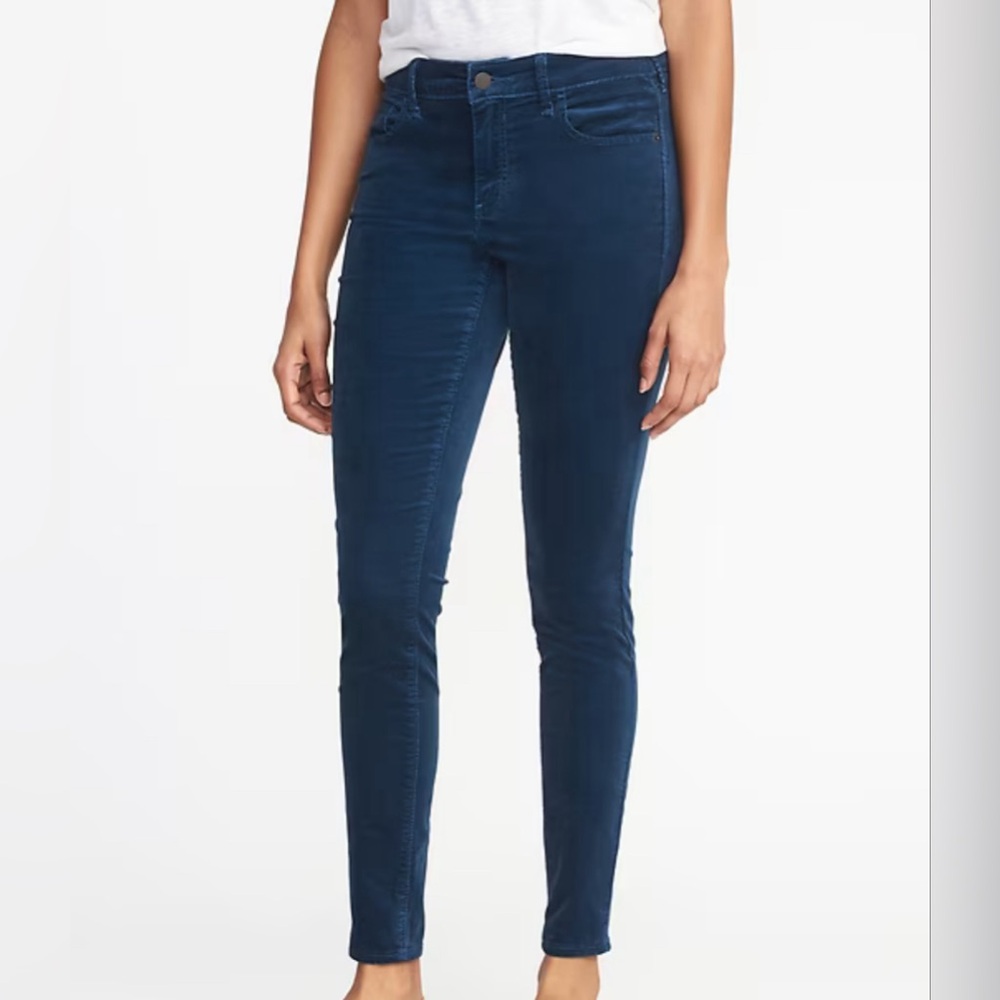 Mid-rise Rockstar Super Skinny Velvet Pants